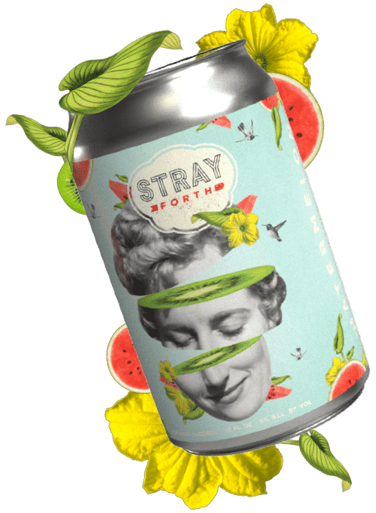 12oz can of Kiwi Watermelon Walkabout